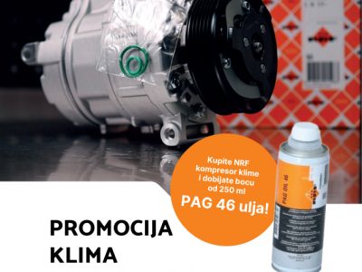 Specijalna ponuda: NRF kompresori klime uz poklon PAG 46 ulje