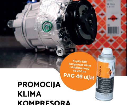 Specijalna ponuda: NRF kompresori klime uz poklon PAG 46 ulje